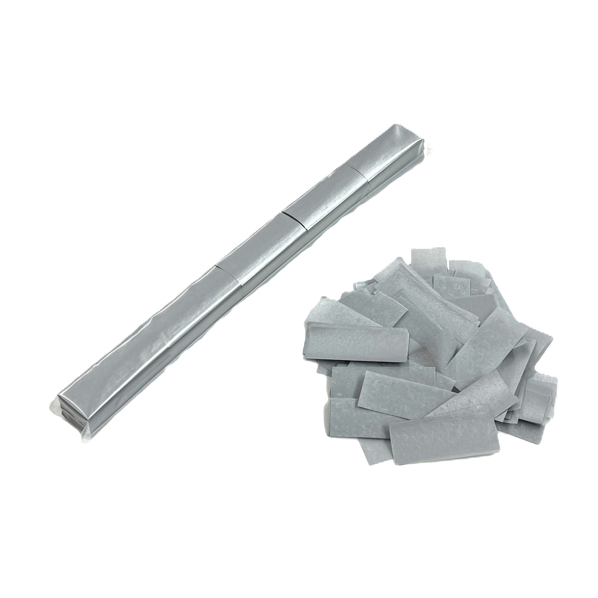 1" x 10" Glimmer Tissue Rectangle Confetti Sleeve