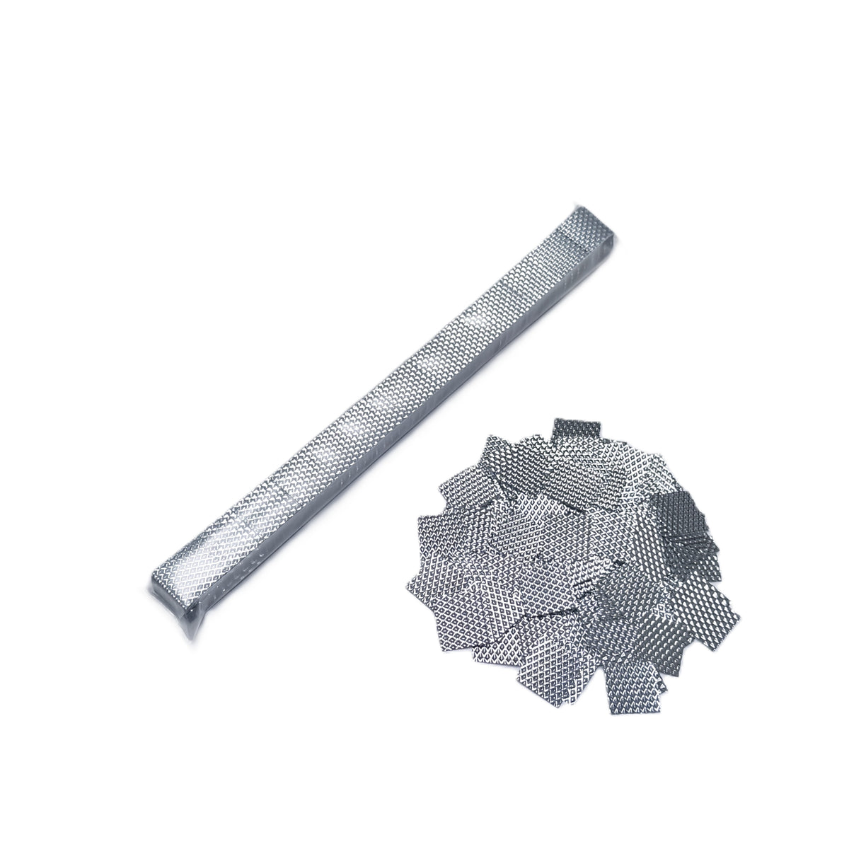 1" x 10" Technoflek™ .75" Squares Confetti Sleeve