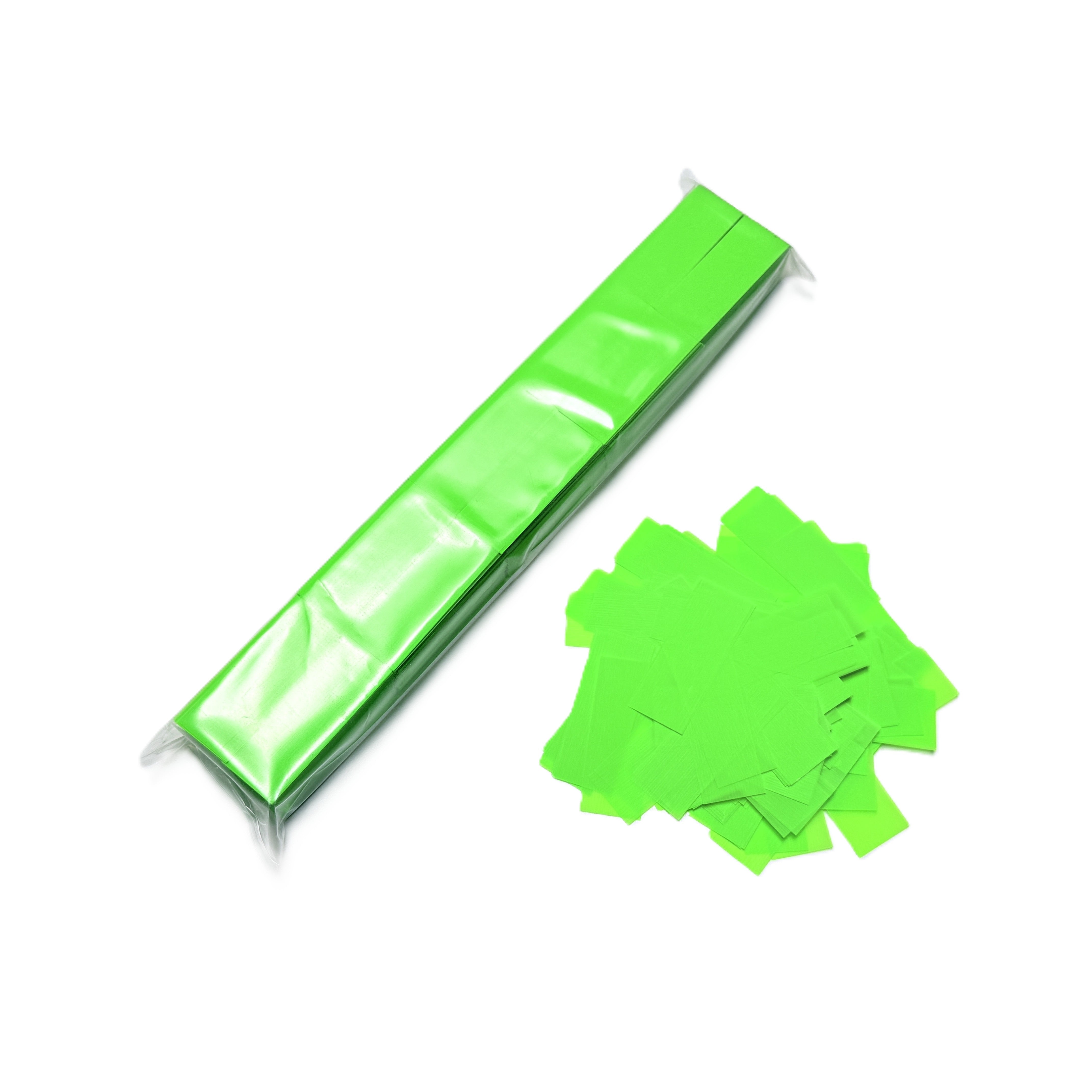 2" x 10" DayGlo PVC Rectangle Confetti Sleeve