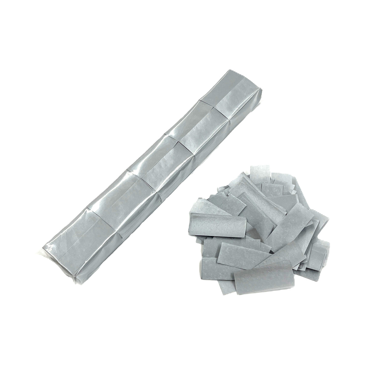 2" x 10" Glimmer Tissue Rectangle Confetti Sleeve