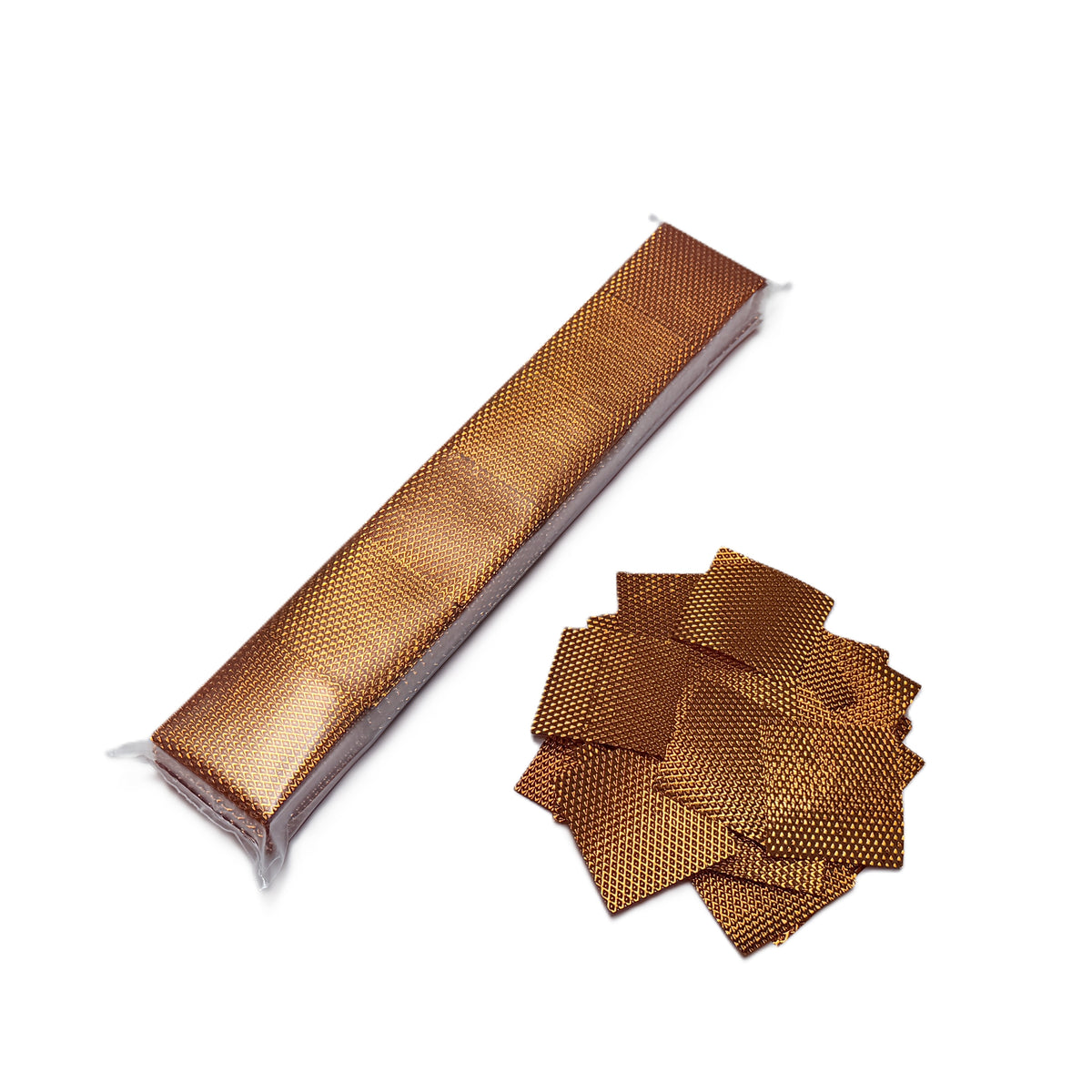 2" x 10" Technoflek™ 1.75" Squares Confetti Sleeve