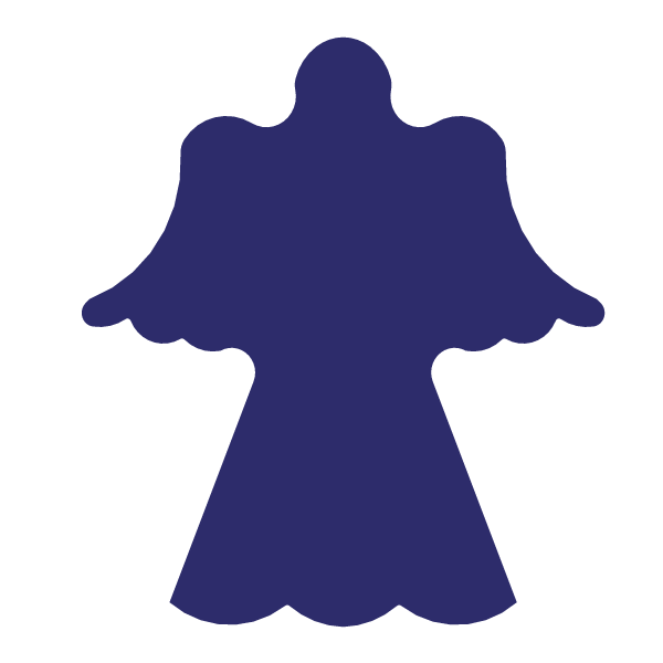 Die Cut Shape: Angel Large