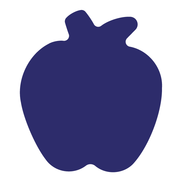 Die Cut Shape: Apple