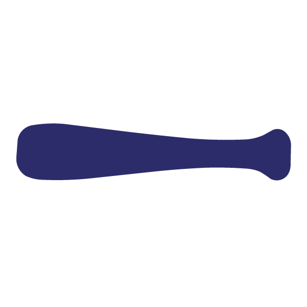 Die Cut Shape: Baseball Bat