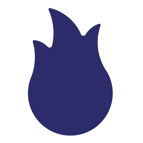 Die Cut Shape: Flame