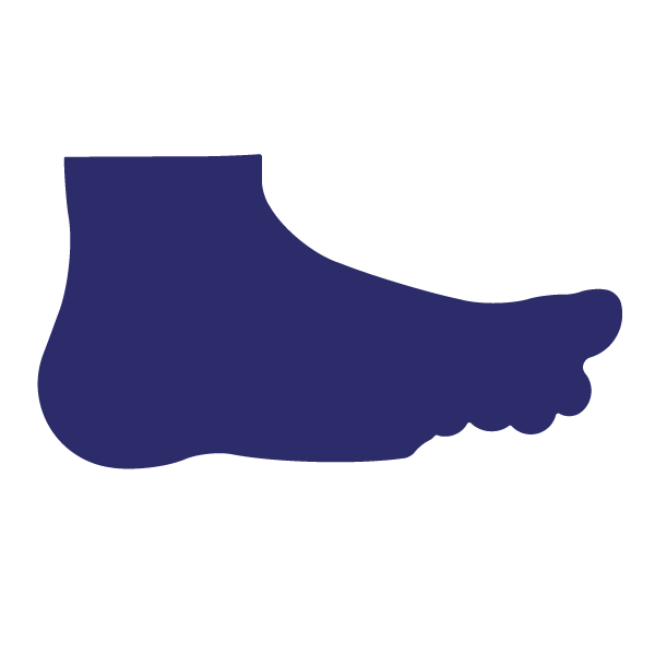 Die Cut Shape: Foot