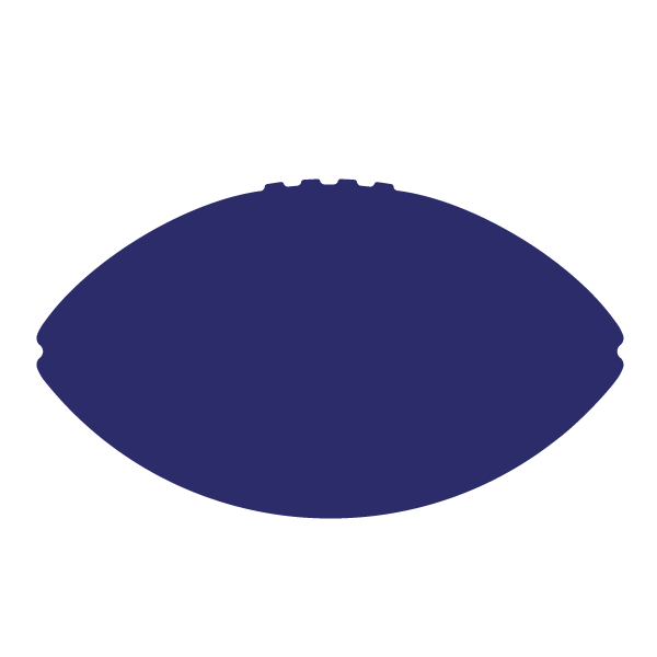 Die Cut Shape: Football