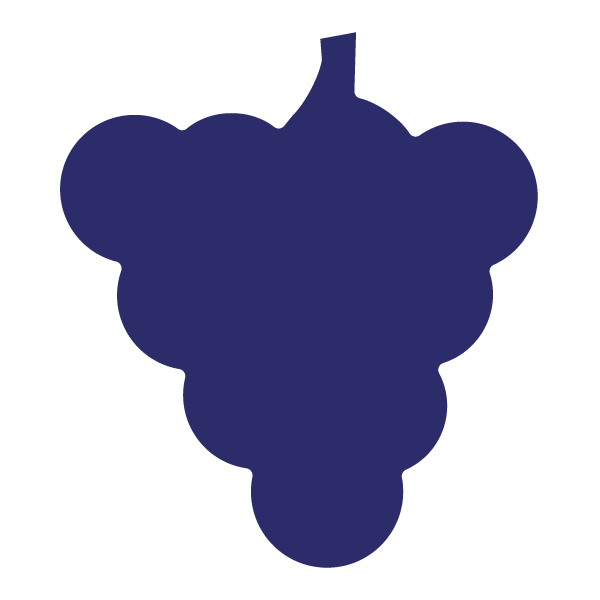 Die Cut Shape: Grapes