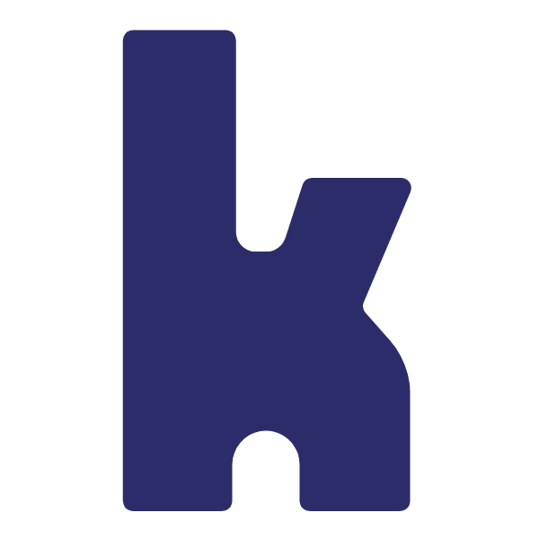 Die Cut Shape: Letter “k”
