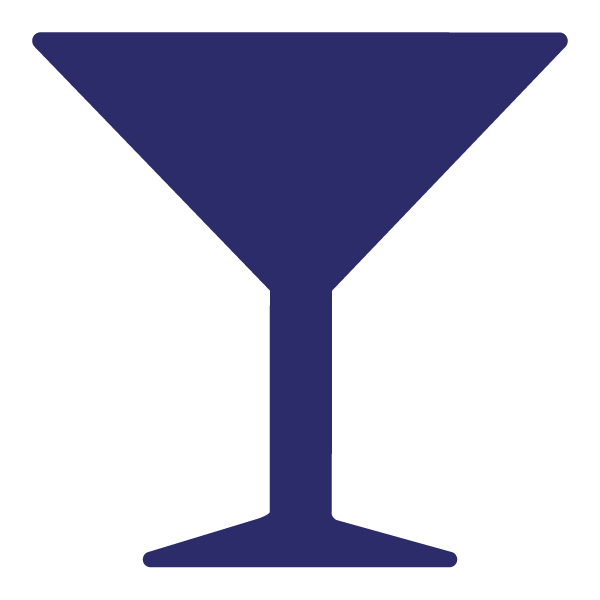 Die Cut Shape: Martini Glass Large