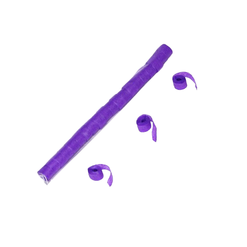 1" x 10" Single Rolled Tissue Streamer Sleeve: .5" wide