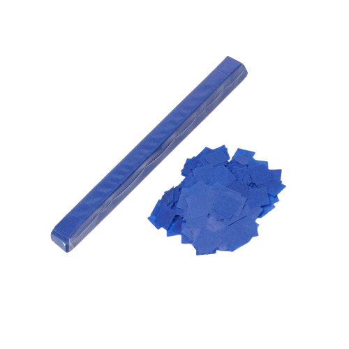 1" x 10" Tissue .75" Squares Confetti Sleeve