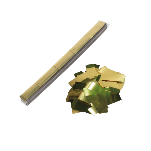 1" x 10" Metallic Rectangle Confetti Sleeve