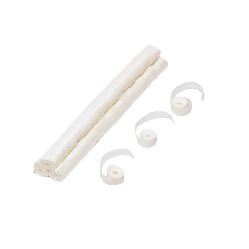 2" x 10" Single Rolled Clean Free Streamer Sleeve: .5" wide