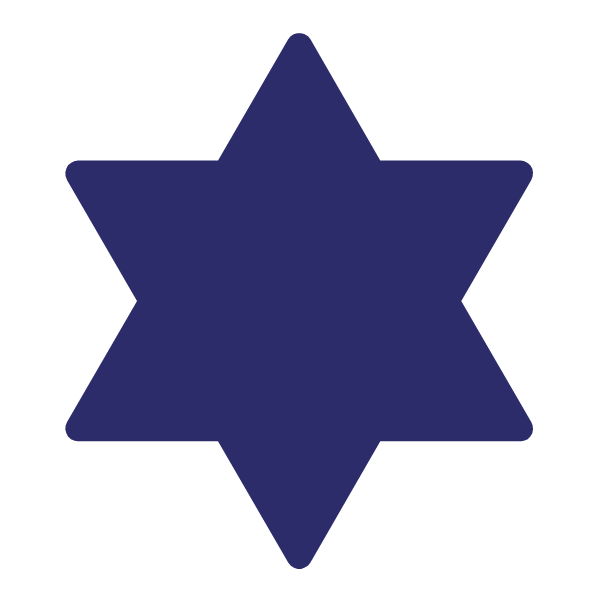 Die Cut Shape: Star of David