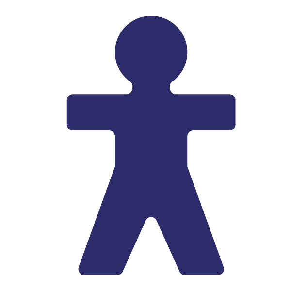 Die Cut Shape: Stick Man