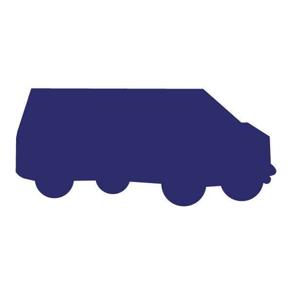 Die Cut Shape: Van