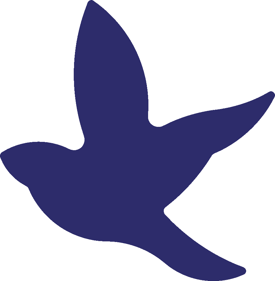 Die Cut Shape: Dove - Two Wing