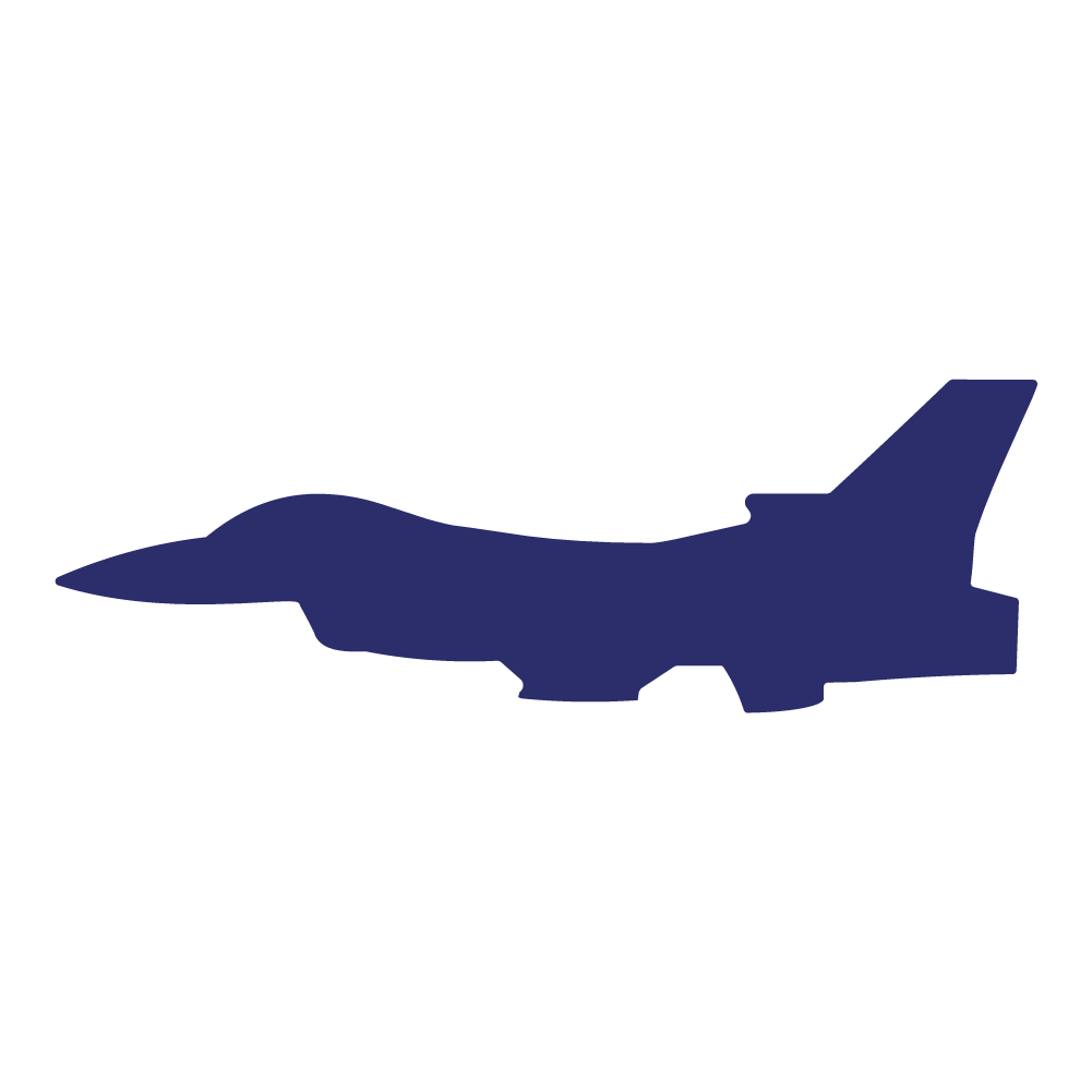 Die Cut Shape: Fighter Jet