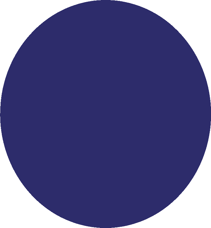 Die Cut Shape: Oval #2 “O”
