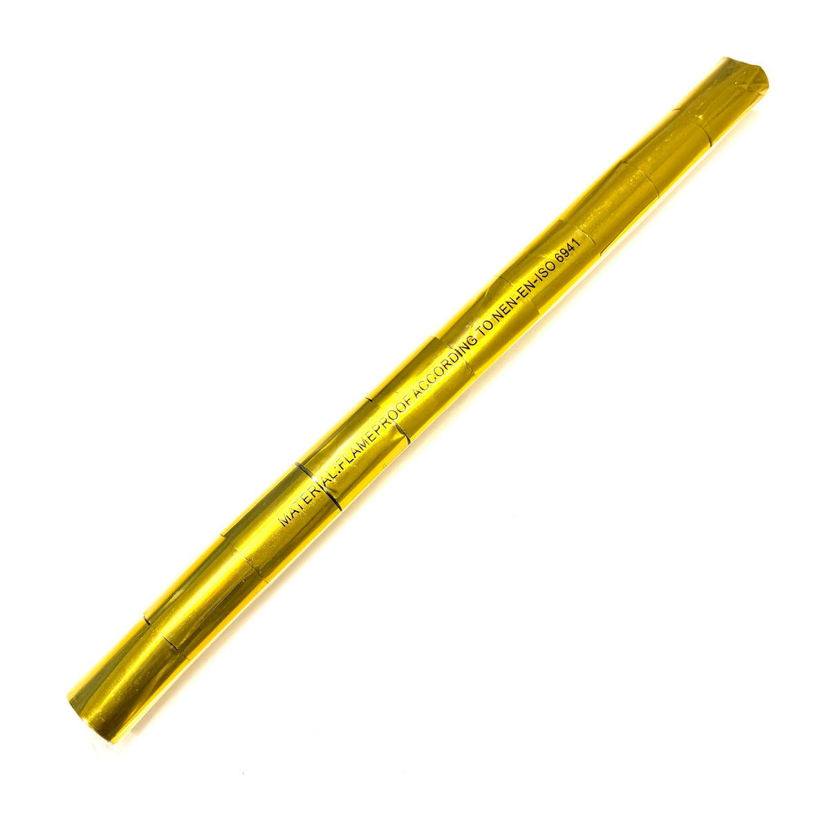 1" x 20" Metallic PVC Streamer Sleeve: 2" x 65'