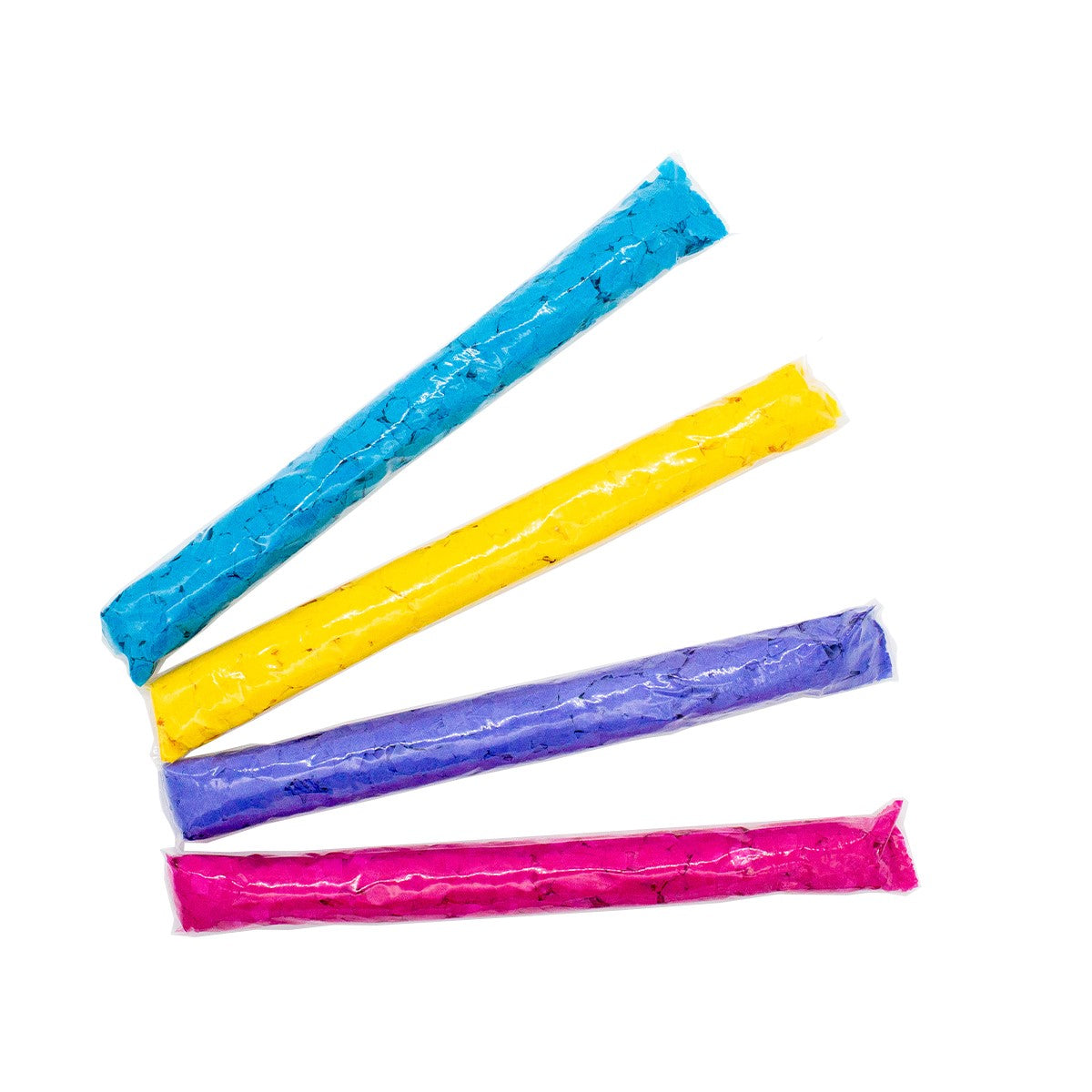1" x 10" Tissue .25" Squares Confetti Sleeve