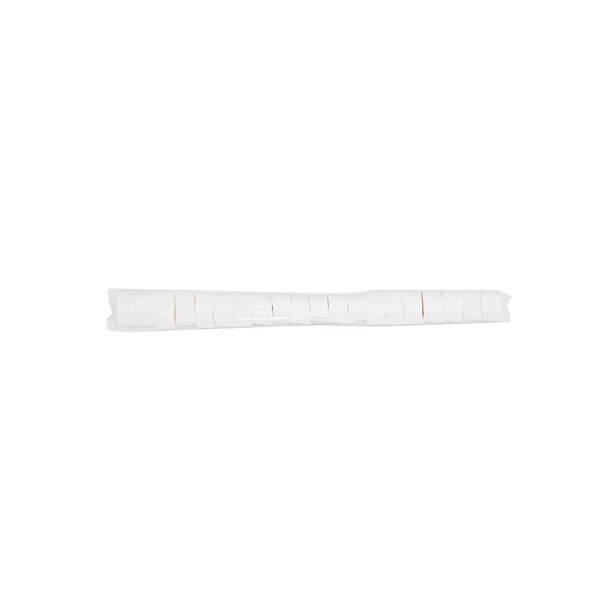 1" x 10" "CleanFree" Single Rolled Tissue Streamer Sleeve .5" wide: White