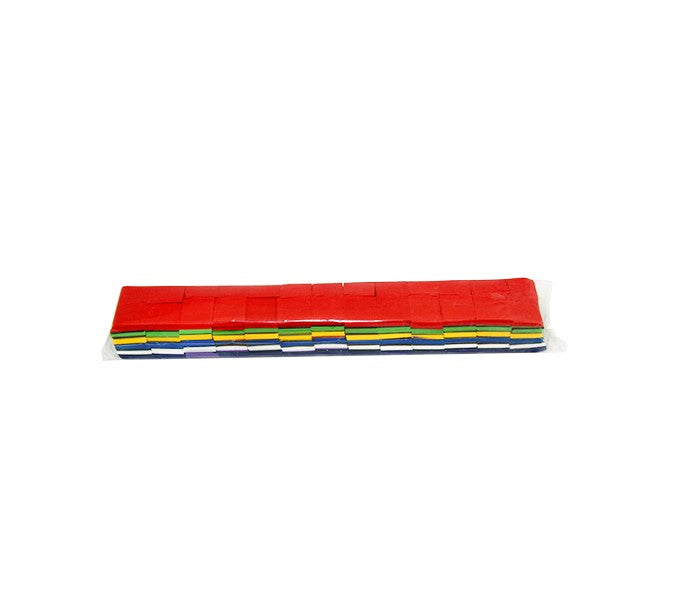 2" x 10" Metallic & Tissue .75" Squares Confetti Sleeve