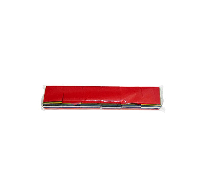 2" x 10" Tissue 1.75" Squares Confetti Sleeve