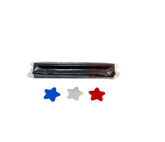 2" x 10" Metallic Specialty Die Cut Confetti Sleeve