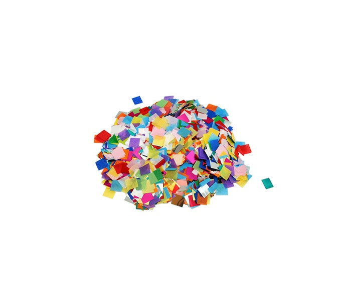 Pounds Bulk Tissue & Metallic Square Confetti: 1" and larger