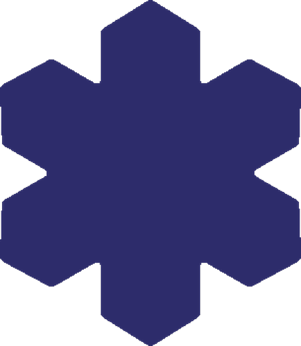 Die Cut Shape: Snowflake Large