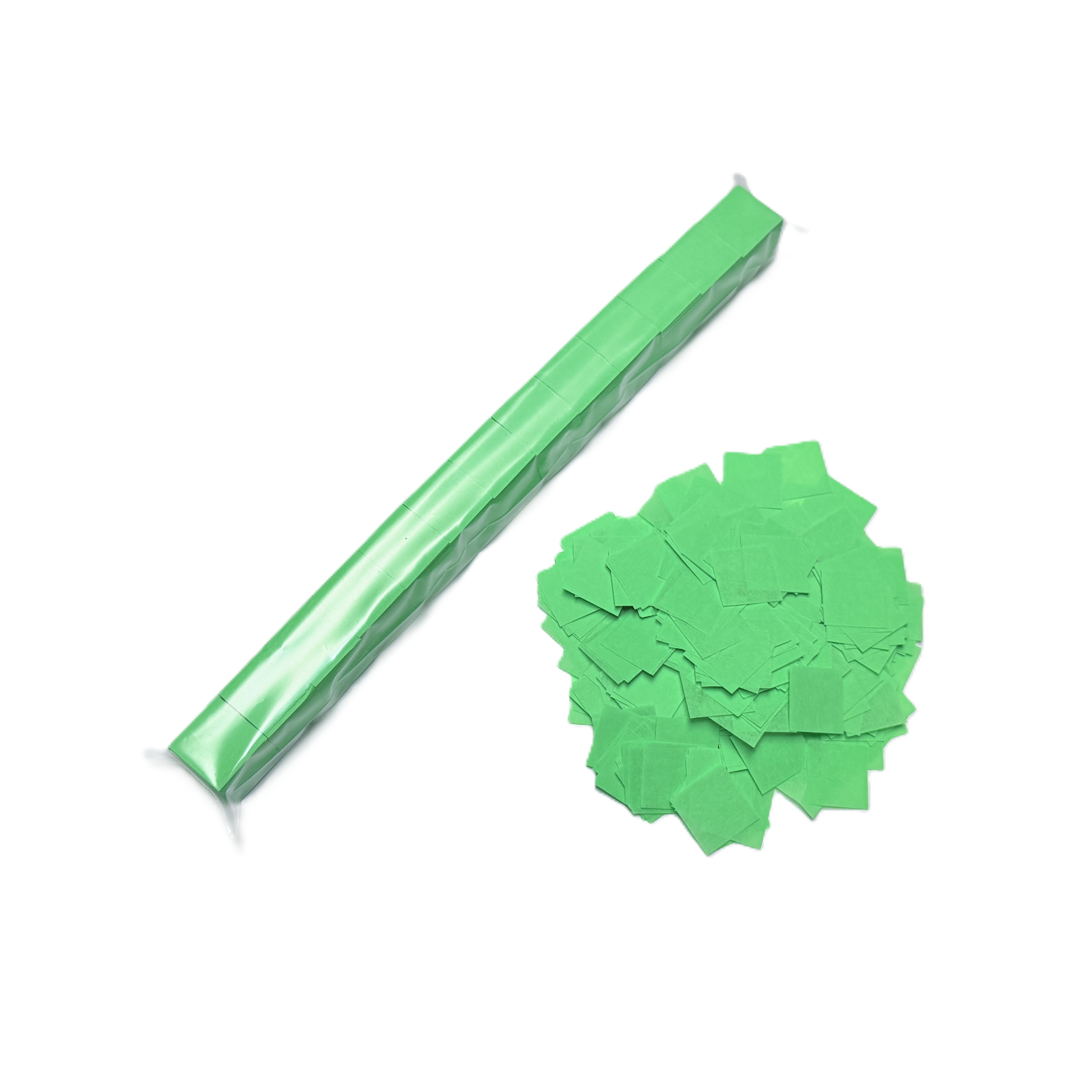 1" x 10" DayGlo Tissue .75 Squares Confetti Sleeve