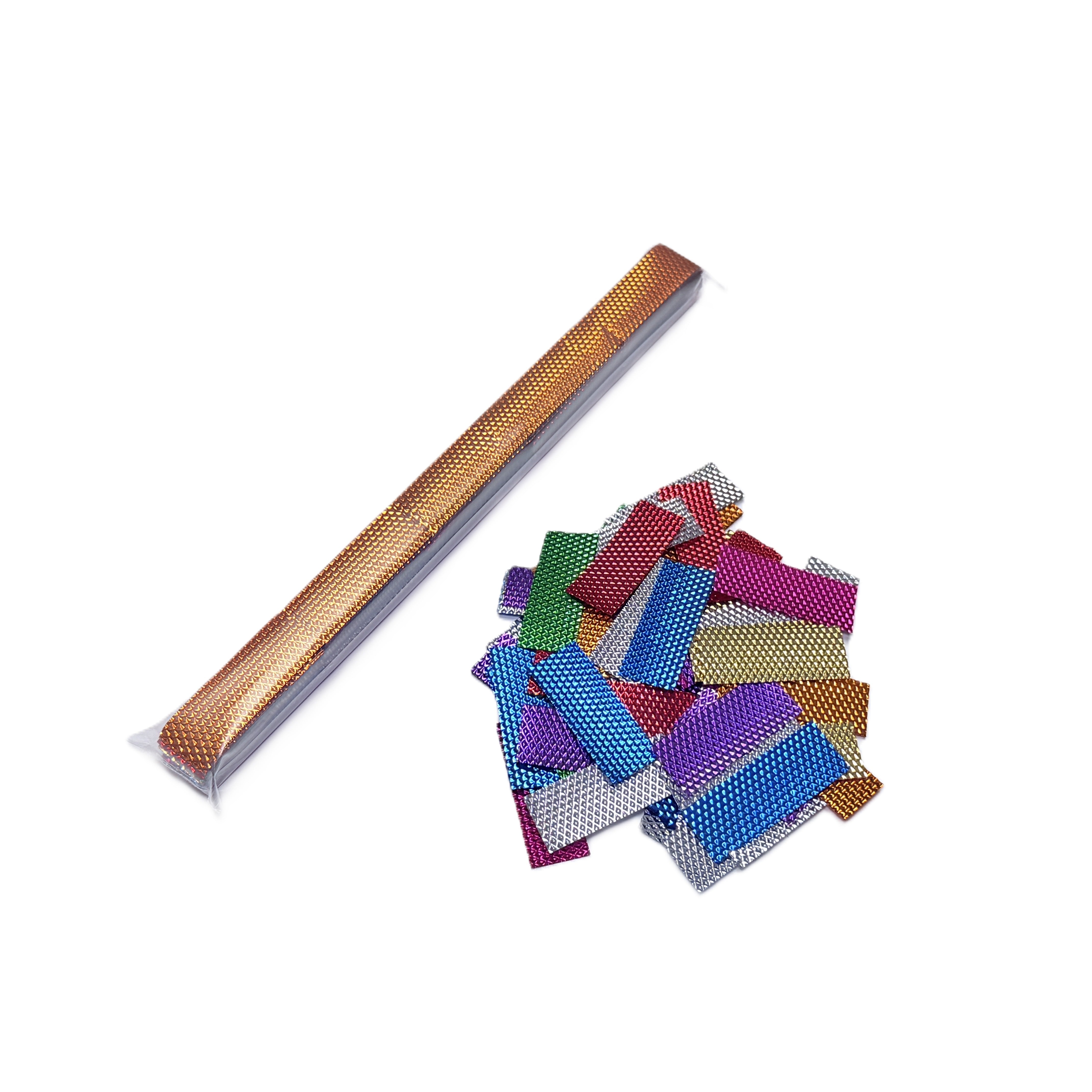1" x 10" Technoflek™ Rectangle Confetti Sleeve