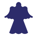 Die Cut Shape: Angel Large