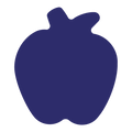 Die Cut Shape: Apple