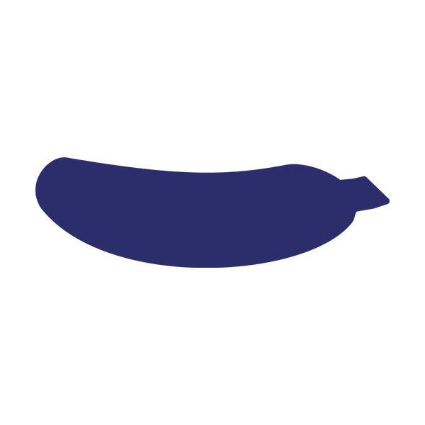 Die Cut Shape: Banana #1