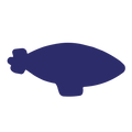 Die Cut Shape: Blimp