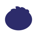 Die Cut Shape: Blueberry