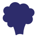 Die Cut Shape: Broccoli
