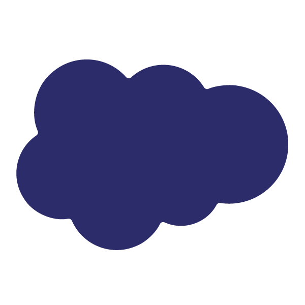Die Cut Shape: Cloud