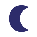 Die Cut Shape: Crescent Moon Small