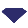Die Cut Shape: Diamond Stone Large