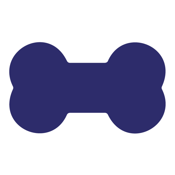 Die Cut Shape: Dog Bone