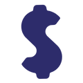 Die Cut Shape: Dollar Sign