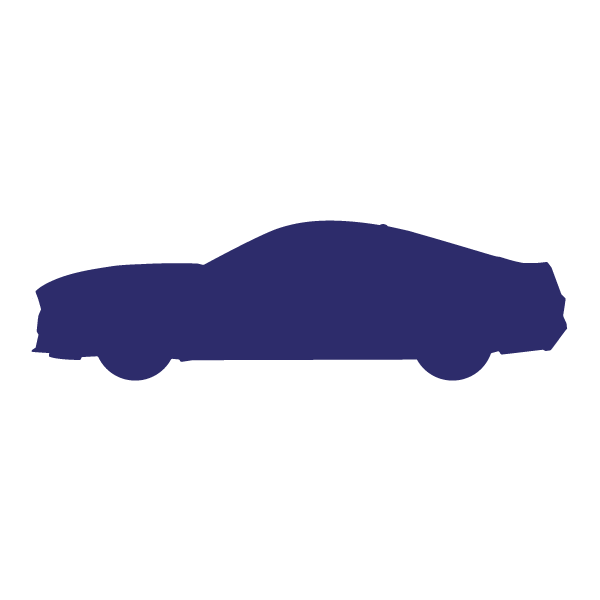 Die Cut Shape: Ford Mustang