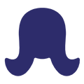 Die Cut Shape: Hair B