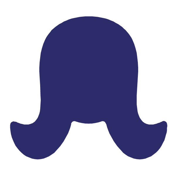 Die Cut Shape: Hair B