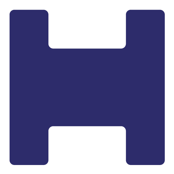 Die Cut Shape: Letter “H” #1