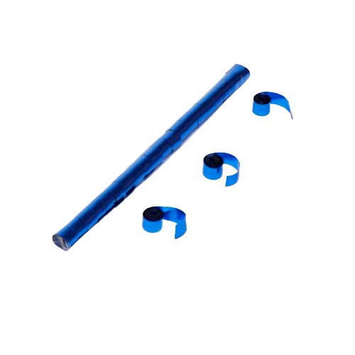 1" x 10" Single Rolled Metallic Streamer Sleeve: .5" wide